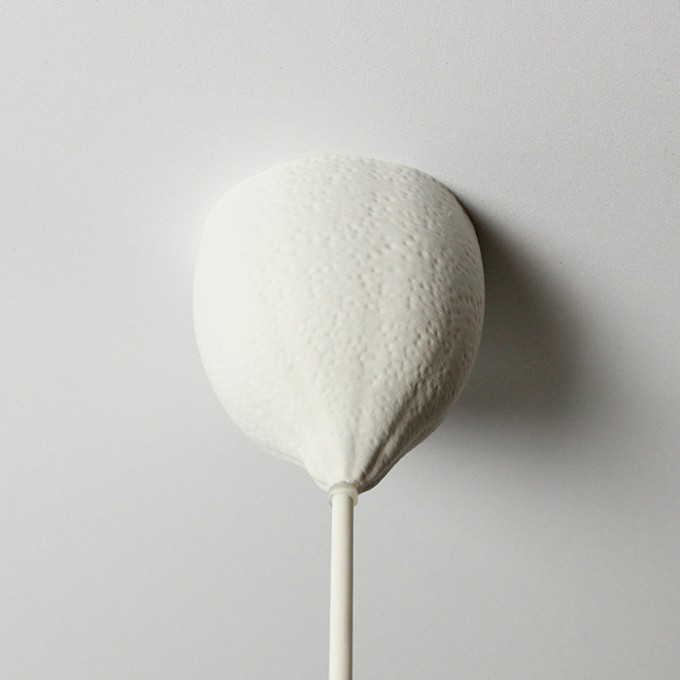 canopie® - Lampenbaldachin – Zitrone Gipsweiß