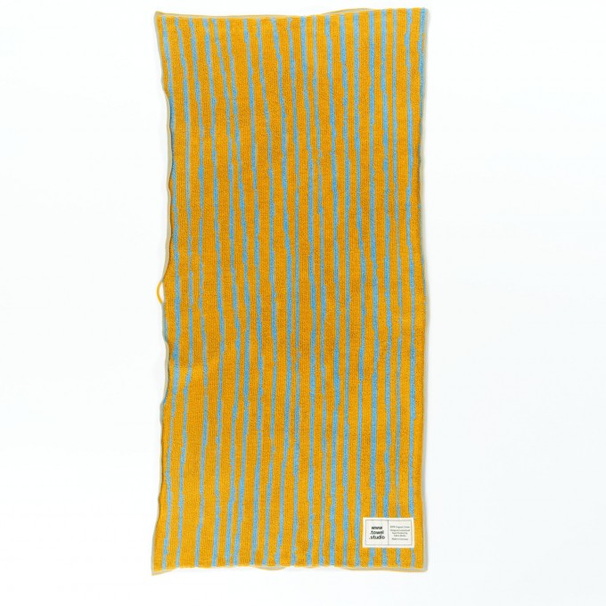 Towel.Studio | Stripe Handtuch | Caramel & Sky