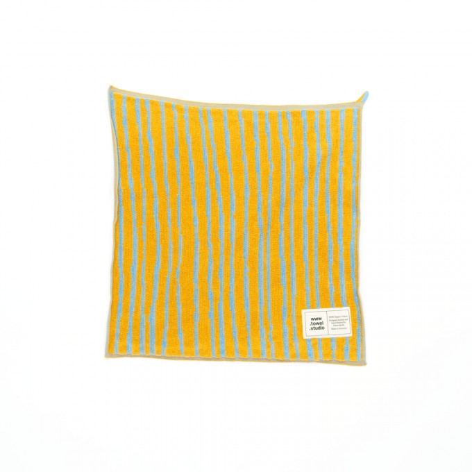 Towel.Studio | Stripe Küchenhandtuch | Caramel & Sky