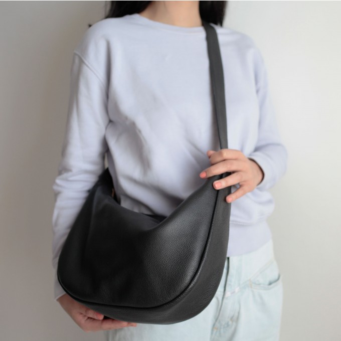 alexbender Lederbeutel POUCH Schwarz