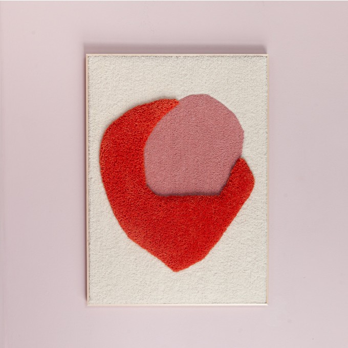Gerahmter Wandteppich - HOLD // Rosa Rauscher