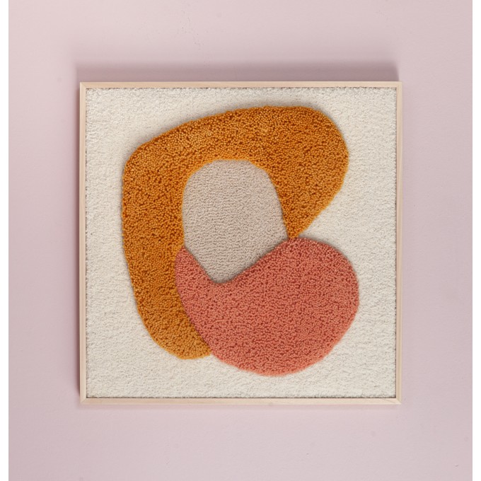 Gerahmter Wandteppich - Coral Chic // Rosa Rauscher