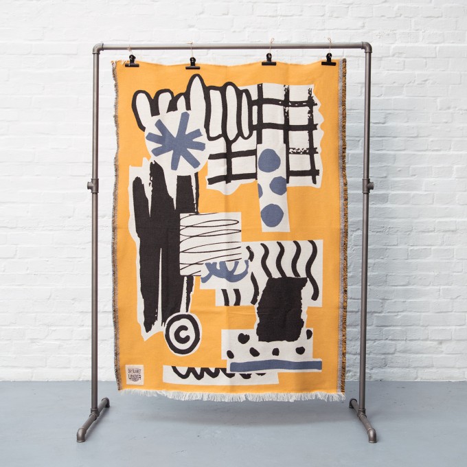 Tagesdecke gewebt & limitiert // "Copyright" // 105x155cm // Tobias Degel