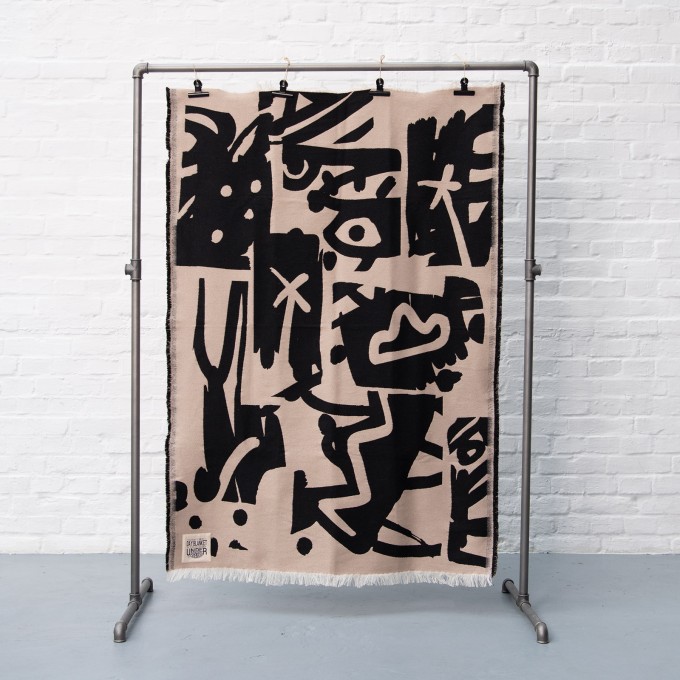 Tagesdecke gewebt & limitiert // "Konfetti I" 105x155cm // Tobias Degel