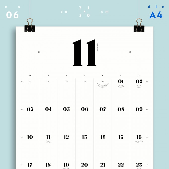 A4 Monatskalender Nr. 06 / ab sofort / frau rippe