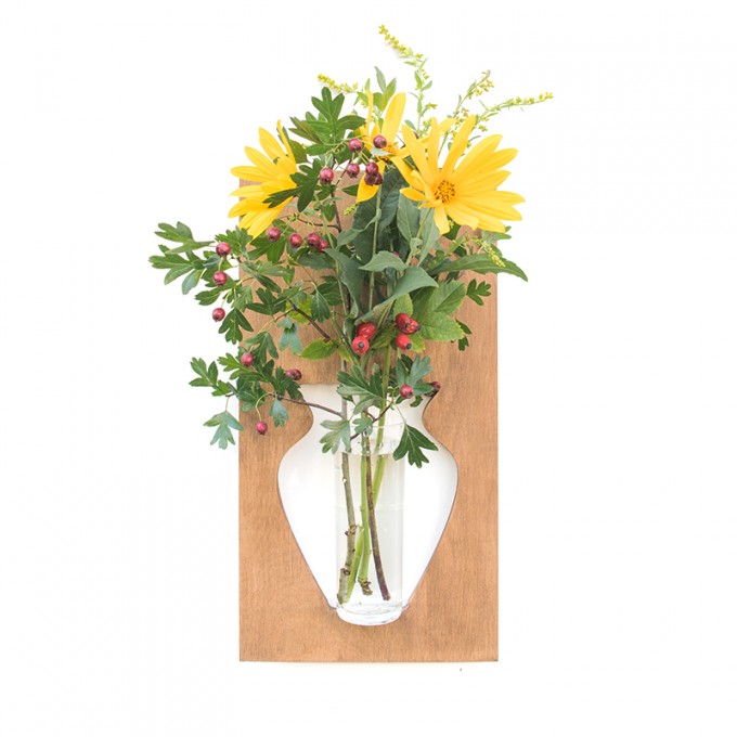 Wandvase "flortrait antik"