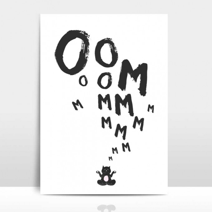 Amy & Kurt Berlin A3 Artprint "Om"