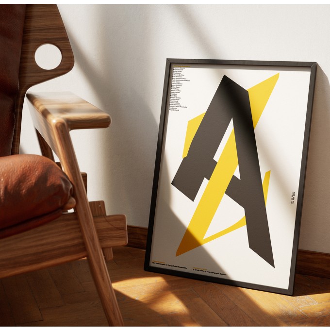 hinzkunst Plakat „AZ - The Future of Type“ DIN A1