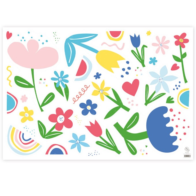 Bow & Hummingbird Bastelbogen Flower Power