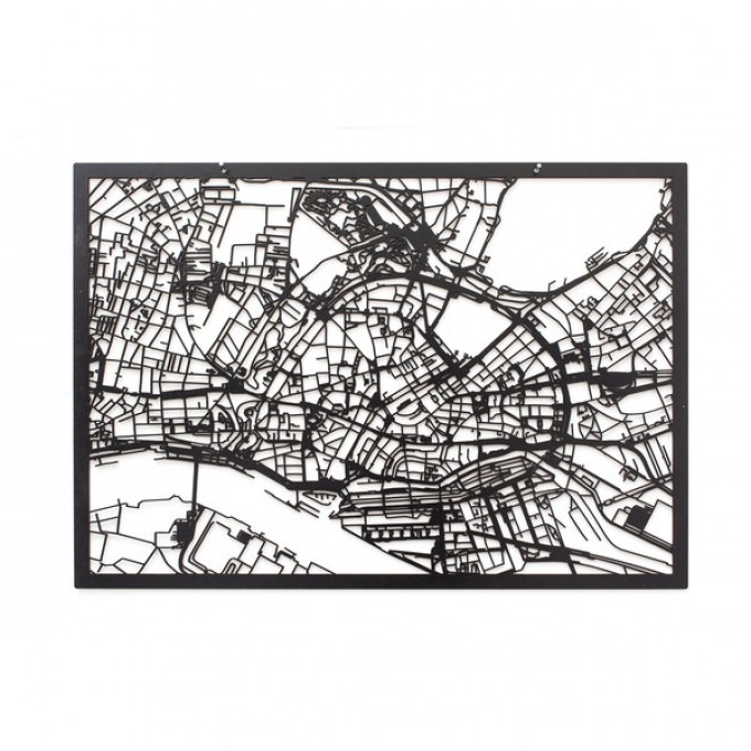 Westpaket 3D Stadtplan HAMBURG