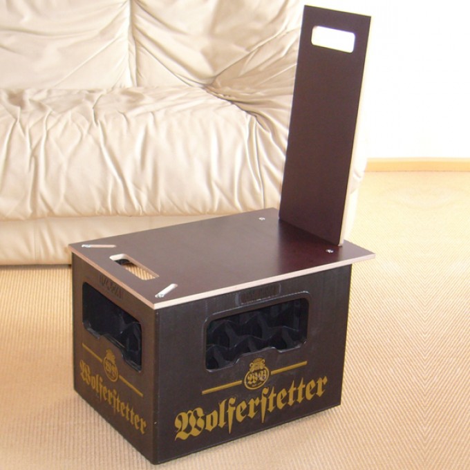 onlydesign Bierkastenhocker Bikasi Steckvariante