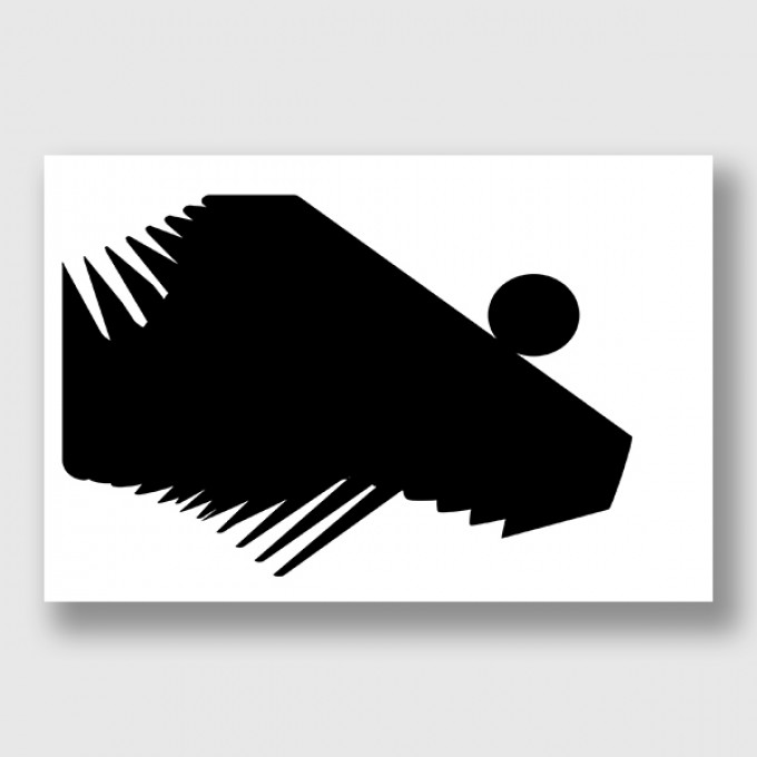 ZEITLOOPS "black & forms 01", Posterprint 40x60 cm