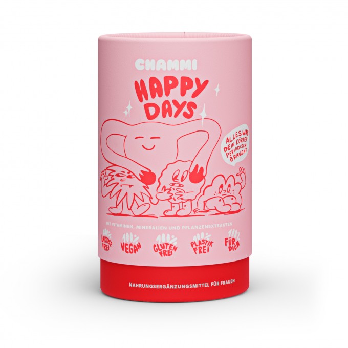 Happy Days von chammi (3 Monats-Packung) - Nahrungsergänzung