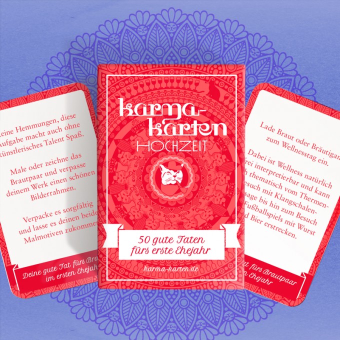 Chaoskarten Karmakarten Hochzeit