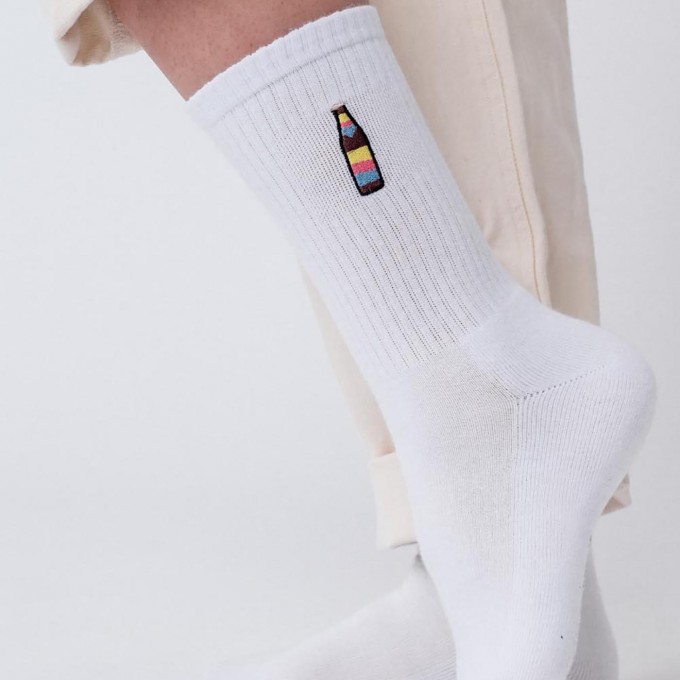 Cola Mix | Bestickte Bio Baumwoll Socken | Fashion Drinks