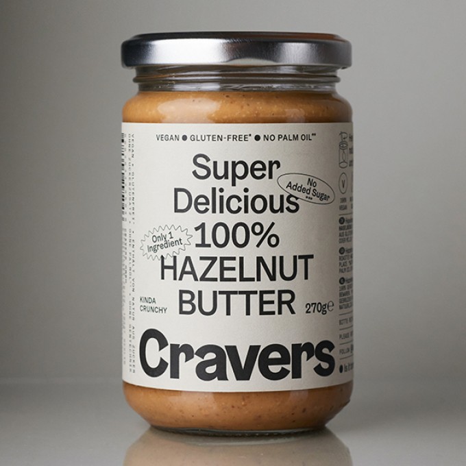 CRAVERS 100% Haselnussmus 270g