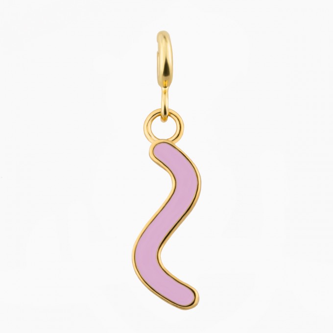 Curvy Charm Anhänger aus Gold Vermeil | Paeoni Colors