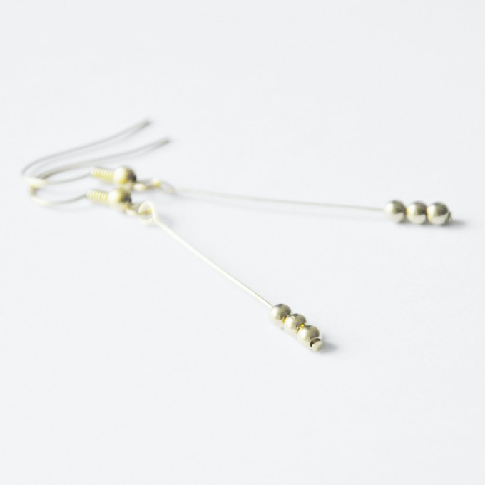 nahili OHRRINGE "golden dots" alt - gold bronze Ohrschmuck (Brisuren oder Haken)
