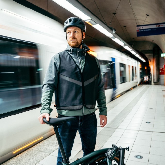 Fahrrad Warnweste schwarz - antoniaberndt