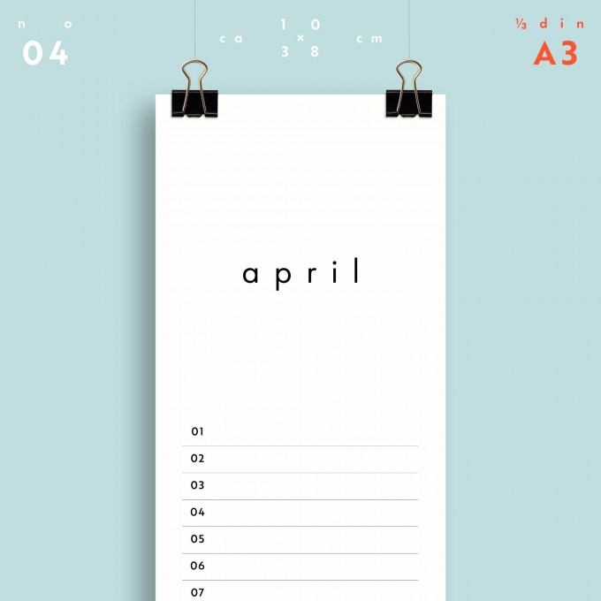 Geburtstagskalender Nr. 04 / immerwährend / frau rippe