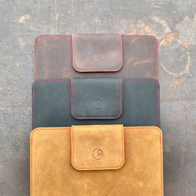 germanmade. iPad Lederhülle für iPad Air 10,9", iPad 10,2", iPad Pro 11" und iPad Pro 10,5"
