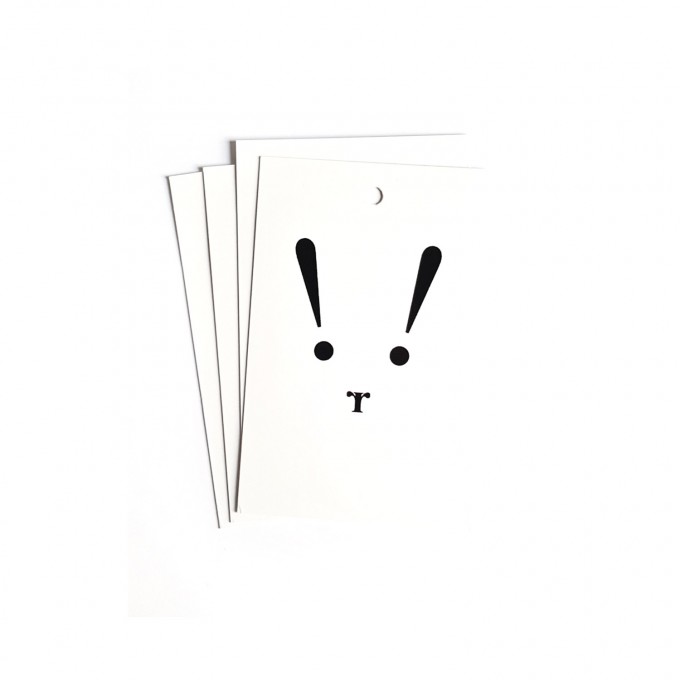 sonst noch was? Geschenkanhänger "Typo-Bunny" Ostern