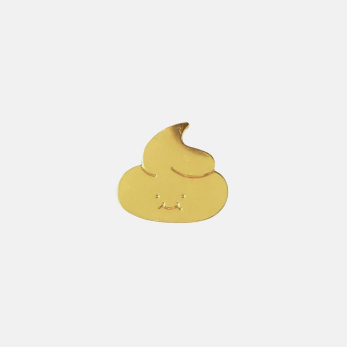 Ansteckpin Goldener Drop – Brunhilda