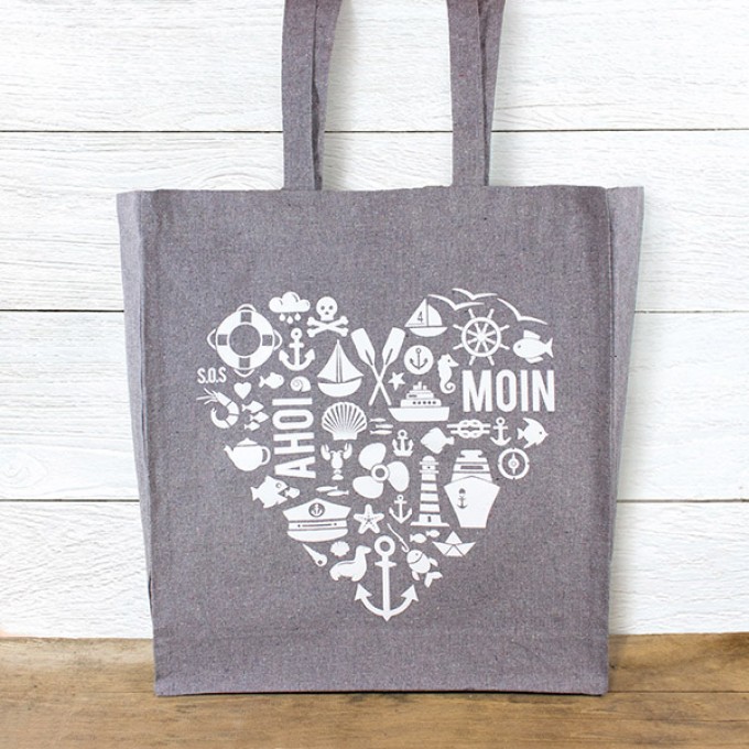 Bow & Hummingbird Shopper "Nordisch by heart"