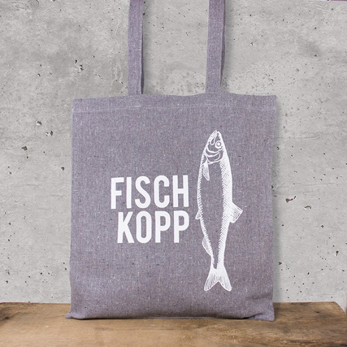 Bow & Hummingbird Baumwoll-Beutel Fischkopp