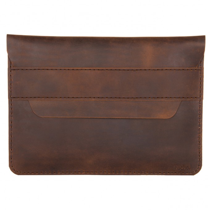 hecho. Ledertasche "Fernando" für MacBook Pro 13" Retina (Hülle, Cover, Sleeve, Schutz)