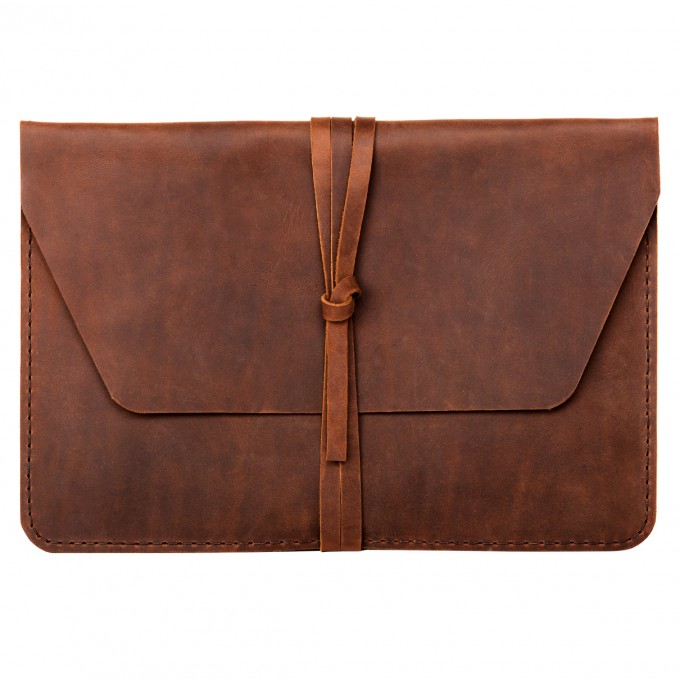 hecho. Hülle aus Pull-Up Leder für MacBook Pro 14“ M1, M2, M3 & M4 (2021-2024) | Handmade & Fair Fashion | „Pablo"