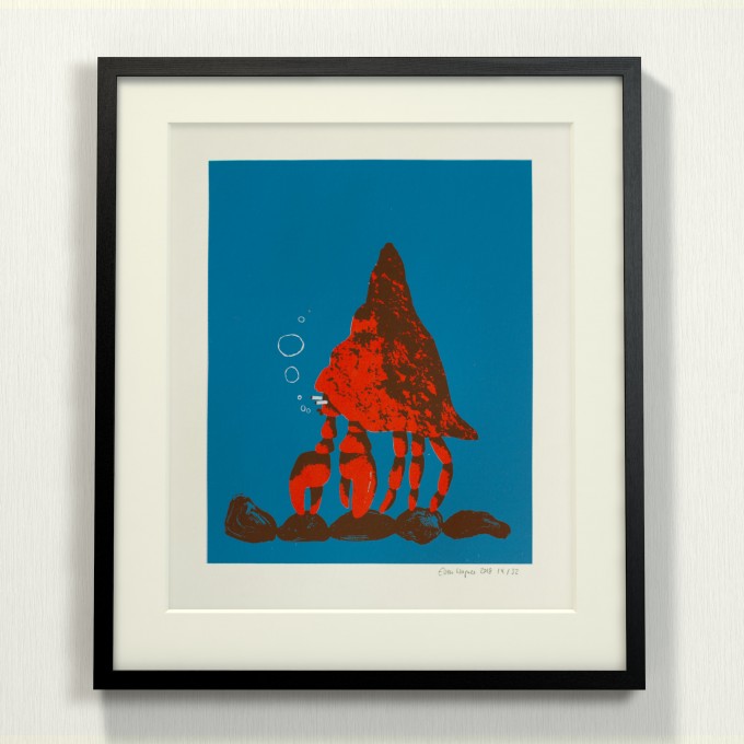 Print now - Riot later ● Einsiedlerkrebs Siebdruck
