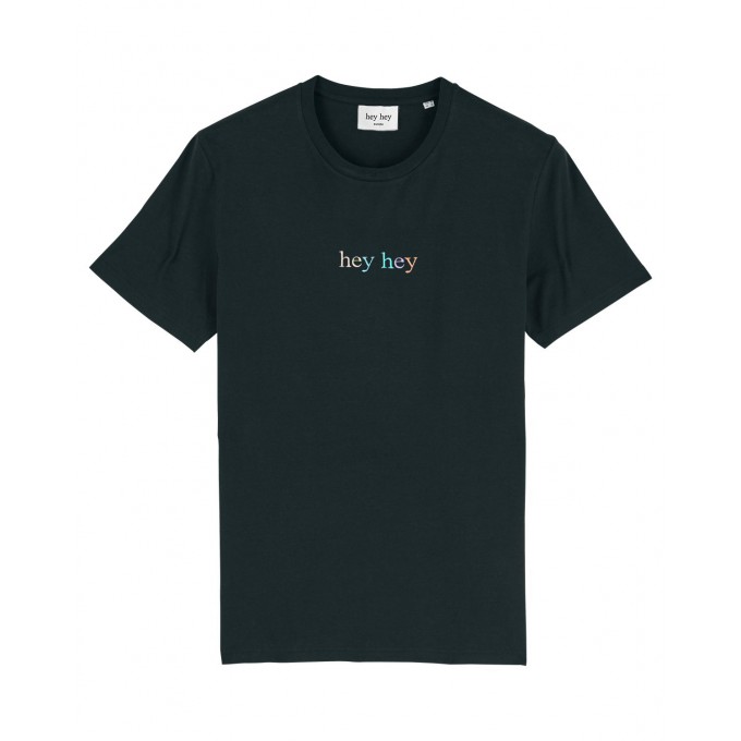 hey hey Rainbow T-Shirt – schwarz 
