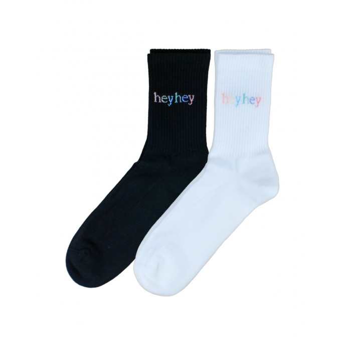 hey hey Rainbow Socken – schwarz – fair hergestellt in Deutschland