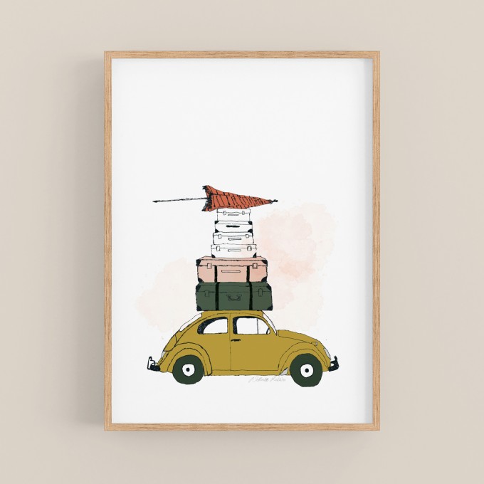 hasenkinder - Poster "holyday" DINA 4
