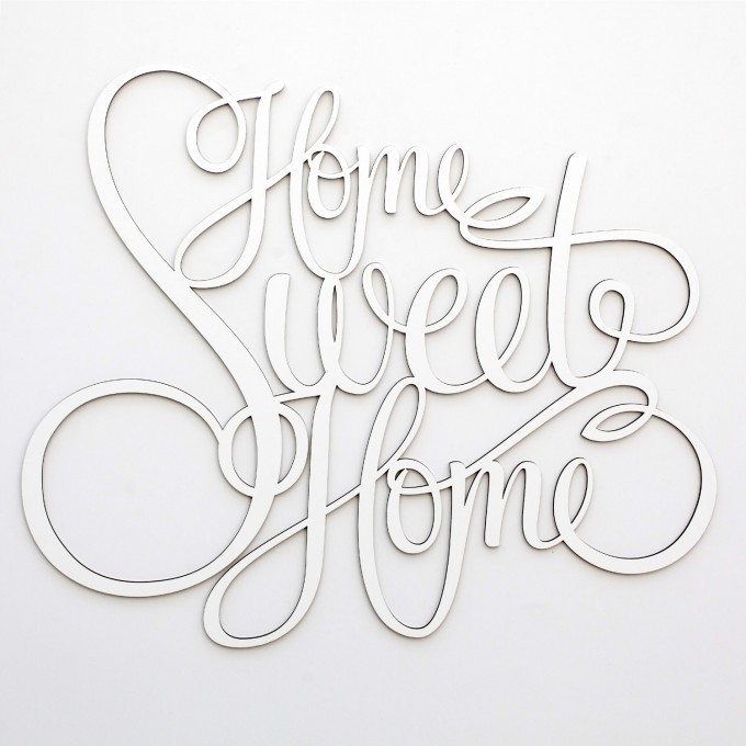 Westpaket Home Sweet Home, ca. 57x48cm