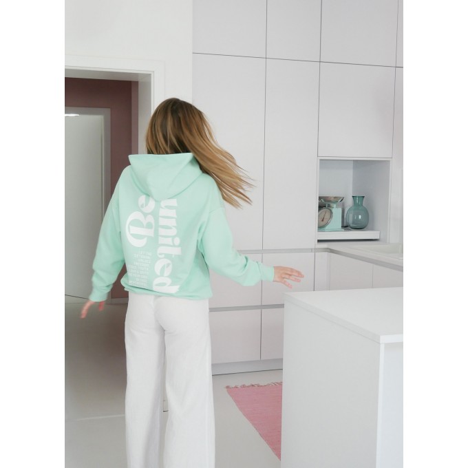 SPARKLES OF LIGHT | Unisex Sweatshirt türkis| BE UNITED