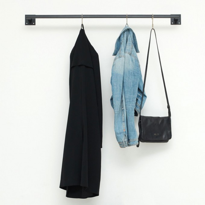 various Kleiderstange im Industrial Style skandinavisch - geschweisst & pulverbeschichtet - Garderobe SIMPLE LINE - div. Größen