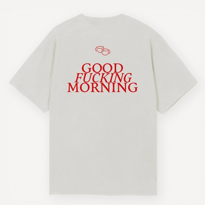 GOOD F*CKING MORNING Oversize Shirt - ALMOST A BRAND