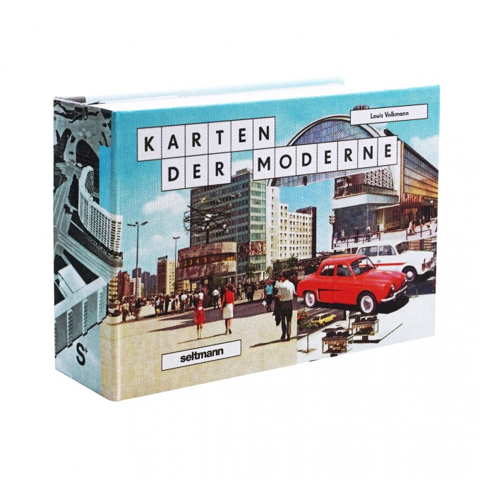 Karten der ModerneHardcoverbuch mit 100 Ansichtskarten aus der DDR