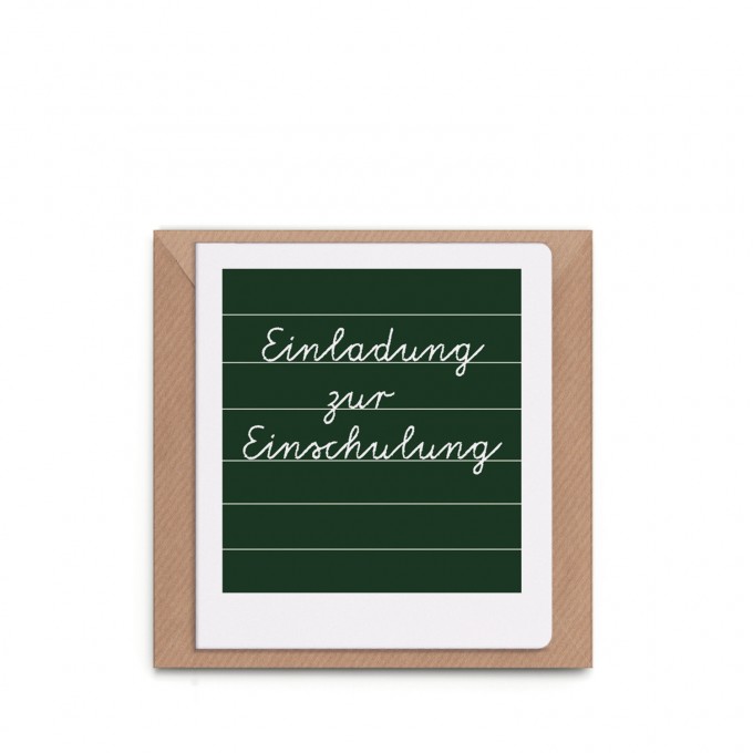 sonst noch was? Grußkarte "Einladung zur Einschulung"