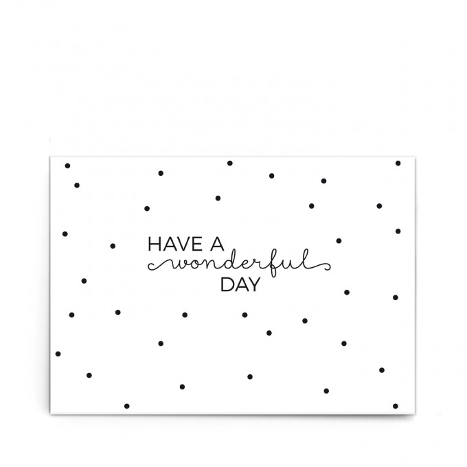 sonst noch was? Postkarte "Wonderful Day"