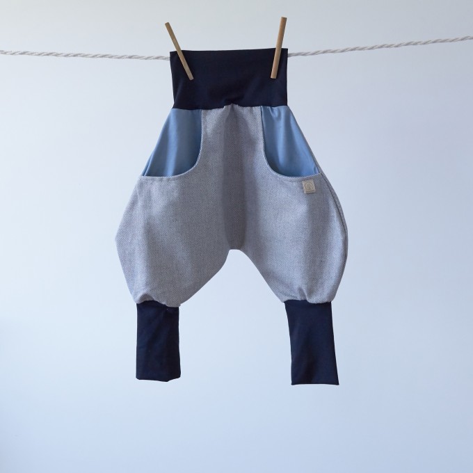 Wunschbrunnen | Knickerbocker "Graue Maus" | kids | Schwarz/Nebel/Grau
