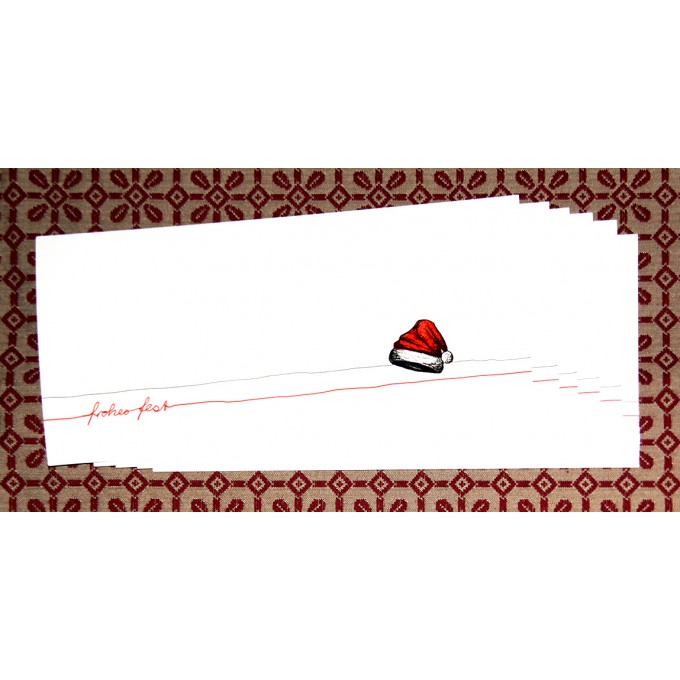playfulsolutions WEIHNACHTSKARTEN Mütze (Set)