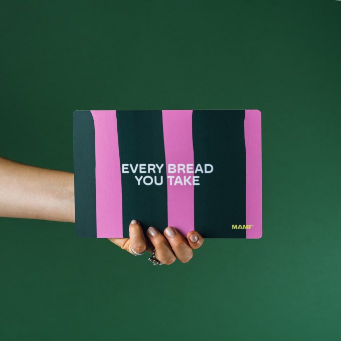 MAMF® "Every Bread You Take" Frühstücksbrettchen
