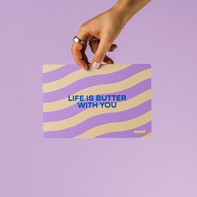 MAMF® "Life is Butter With You" Frühstücksbrettchen