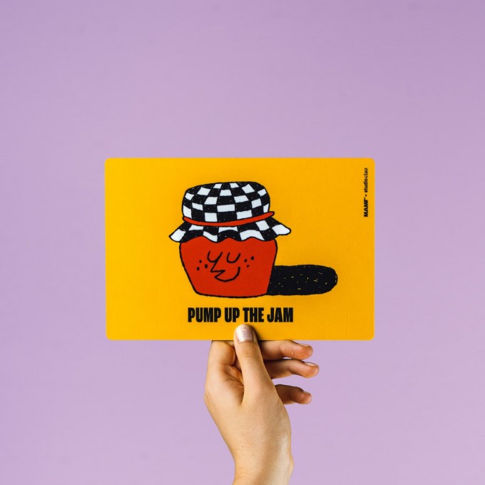 MAMF® "Pump Up The Jam" Frühstücksbrettchen by studio ciao