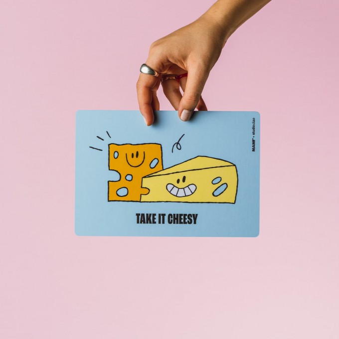 MAMF® "Take It Cheesy" Frühstücksbrettchen by studio ciao