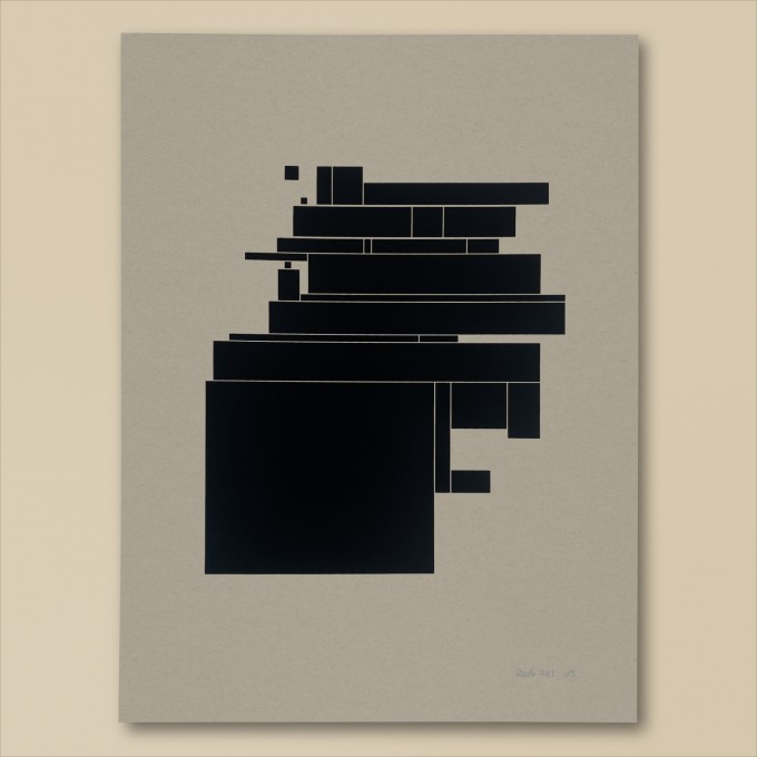 Print now - Riot later ● Off the grid I - Siebdruck
