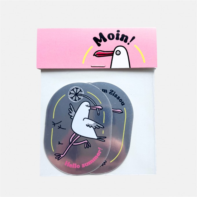 Sticker-Set Moin! Möwen – Brunhilda